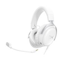 HyperX Cloud III Gaming Headset with DTS Spatial 53mm and the Comfort of the Cloud Compatible with Xbox Nintendo and BS7C1AA HeadphoneX Audio, balta
