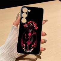 H-Hazbin H-Hotel Alastor Phone Case For Samsung S25,S24,S21,S22,S23,S30,Ultra,S20,Plus,Fe,Lite Transparent Cover Samsung S30plus5G