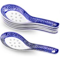 6pcs Chinese Soup Spoons, Ceramic Asian Soup Spoons For Ramen Pho Wonton Dumpling Noodles Duanguan