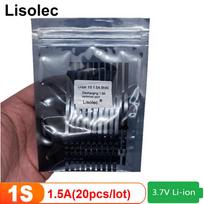1S BMS 18650 21700 14500 1.5A 2A 3A 3.5A 5A Charge Discharge Protection Board 3.7V Li-ion Lipo Lithium Battery 4.2V Charge Plate 20 PCS