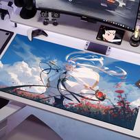 Frieren Mouse Pad Multiple Sizes Large Square Computer Office Game Table Mats Rubber Anti-slip Mousepads 600x300x2mm