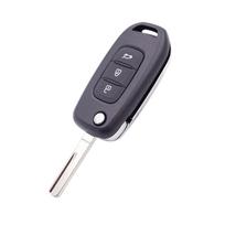 Compatible with 2022 Renault Kadjar and Koleos: 3-Button Folding Key Shell Replacement