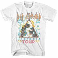 Def Leppard Hysteria Tour 1988 Men’s T Shirt Shirt For Music Fan Unisex T-Shirt XXL