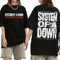 Rock Band System of A Down Cotton T Shirts Men Women Vintage Alternative Metal Music T-shirts Women's Oversized Tshirts S
