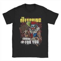 The Offspring Music Men's Casual Cute T-shirt Women's Pure Cotton Novelty T-shirt Short-sleeved New Oversized Y2K Tops S įvairiaspalvis