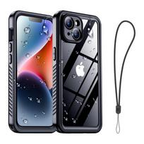 Shellbox Profesionalus Vandeniui Atsparus Dėklas Telefonui IPhone 14 17Air 13 15 16 - 360 Laipsnių Pilnas Dangtelis Atsparus Smūgiams Atsparus Dulkėms IP68 iPhone17 juoda