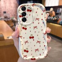 Flower Cherry Case for Samsung Galaxy A53 A54 A55 A56 A34 A35 A36 A26 A15 A16 A73 S25 Ultra S24 Plus S23 S22 S21 S20 FE Cover Galaxy A50s