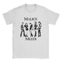Malice Mizer Band Singer Springsummer Tshirt Retro Tshirt Round Neck Rock Musician Tshirt Short Sleeve Product S