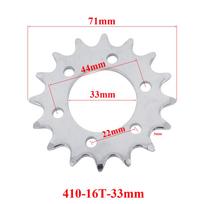 Motorcycle 410 Chain Plate 16T 18T 22T 28T Sprocket 18/22 Tooth Transmission Gear Fit For Electric Scooter Bicycle Bike Parts