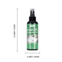 Plastic and Rubber Yellowing Remover and Restorer - Instantly Removes Oxidation and Repairs Scratches on Air Conditioners, Cars, and Furniture Spray