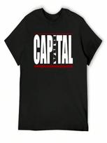 Capital Bra CD Rap Berlin #2 T-Shirt Oversized Graphic Tee Cotton Graphic Tees Anime Custom T Shirt unisexs Workout Shirts S įvairiaspalvis