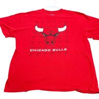 NBA Chicago Bulls Graphic Mens XL Red Short Sleeve Benny the Bull Logo Unisex T-Shirt XXXXL