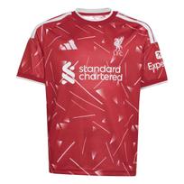 Adidas X Liverpool FC Kids Sports Jersey 26/27 Home Fan Edition Knitted Quick-Dry Football Short Sleeve Kids jerseys KB8255 128