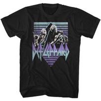 Def Leppard Sing It Live On Stage Men's T Shirt Rock Band Music Merch XL