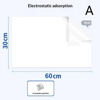 Electrostatic Whiteboard Sticker Removable Reusable Erasable Pp For Teaching Graffiti Drawing Household Use A