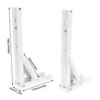 2pcs Adjustable Shelf Bracket Cold Rolled Steel Folding Hinge Durable Desk Hinge  Home