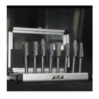 8pcs Metric Carbide Rotary Burr Set Shank Tool Kit Set Die Grinder Bit Carbide Burr Set Carbide Burrs Set