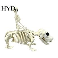 Villain Skeleton Decoration Halloween Decoration, Riding Dog Statue, 52cm Large Bone Figure for Creepy Figurine Yard Display, Spooky Child Hound Decor balta