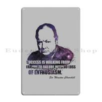Winston Churchill quote If youre going through hell keep going Metal Plaque Garage Club Designing Printing Club Tin Sign Poster 20x30cm（7.8x11.8inch）