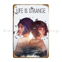 Life Is Strange Game Poster Metal Plaque Create Party Bar Retro Wall Tin Sign Poster 20x30cm（7.8x11.8inch）