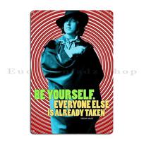 Oscar Wilde Quote  Metal Plaque Poster Wall Pub Custom Bar Party Cinema Tin Sign Poster 20x30cm（7.8x11.8inch）