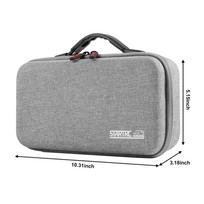 Carrying Case for GoPro MAX 2 Accessories Portable StorageBag Protective Case for GoPro Max2 Dual Battery Charger Extension Pole GRAY COLOR