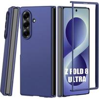 Coque pour Samsung Galaxy Z Fold 8 Ultra, Protection Rigide Slim Antichoc Bleu Marine mėlyna