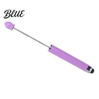 Gradient Pen Beadable Stylus for Touchscreen Touch Screen Pen High Color Precision Writing School Office Classroom Study Use Professional violetinė/rožinė