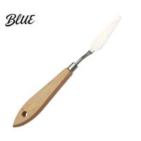 Acrylic Painting Tool Oil Scraper Stainless Steel Palette Knives with Wood Handle Art for Mixing Scraping And Layering Paint Supplies Spatula G