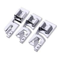 Multiple Widths Rolled Hem Presser Foot 3mm 4mm 6mm Hemming Presser Foot  Home Sewing Projects 3pcs