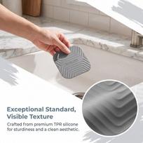 Grey, Green, Yellow, Red Anti-clog Silicone Floor Drain Cover pilka