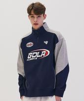 Golla Color Block Sweat Half Zp [Navy] Navy/M