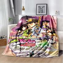 JoJo Bizarre Blanket, Lightweight Warm Insulation Sofa Bed Office Car Knee Pads Blankets,Decke,couverture,stragulum Size: 75*100cm, Weight: 230 GSM