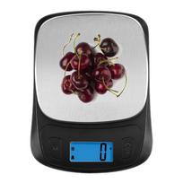 Low Price Mechanical Stainless Steel Kitchen Scales for Fruits Electrical Balance Weight Food Scale 11lbs Digital Kitchen (Black,1g&5 kg&17.78x13.2x2.8cm) juoda