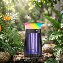 Rechargeable IP65 Waterproof Solar Bug Zapper Outdoor Mosquito Killer for Jardin, Balcon and Terrasse with 4200V 3W