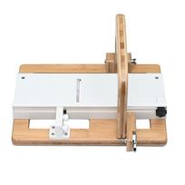 All-in-One Soap Cutter Tool for Handmade Soap, Stainless Steel Wire Slicer & Trimmer for Cold Process Soap beige