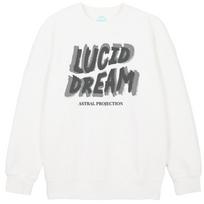 Astral Projection Lucid Dream Loose Fit Sweatshirt_White Xxl