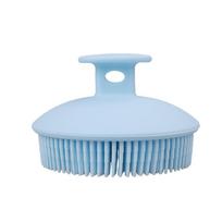 Hot Selling Soft Full Silicone Shower Body Scrubber Easy to Use Silicone Body Brush Scrub Custom Service Silicone Bath Brush mėlyna