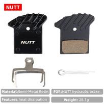 NUTT Bicycle Brake Pad Heat Dissipation Semi Metal Resin Hydraulic Caliper Disc for Mountain Bike MTB Hydraulic Disc Brake (Hydraulic Brake Pad)