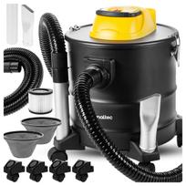 Odkurzacz do kominka popiołu pieca sadzy przemysłowy żaroodporny 18l 1800w maltec turbovac ml1800-ash