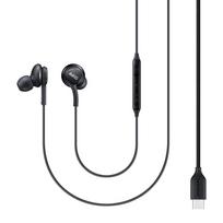 Przewodowe słuchawki dokanałowe akg złącze usb-c czarny