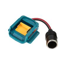 18V to 12V Step Down Power Cigarette Lighter Interface Adapter 18V Battery Converter for Makita/Dewalt/Milwaukee Power Converter mėlyna