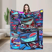 Vox Hazbined Blanket Flannel Super Soft Throw Blanket for Bedding Couch Bedroom Quilt Size: 75*100cm, Weight: 230 GSM