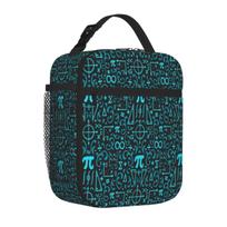 Bestselling Math Damask Letter Print Leakproof Lunch Bag Nursery Food Lunch Bag One Size