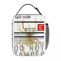 DO NOT TAMPER Death Stranding Insulated Lunch Bags Thermal Bag Meal Container Leakproof Tote Lunch Box Food Handbags Beach One Size