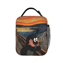 Czech Cartoon Krtek Mole Lunch Bag For Unisex Print Lunch Box Cute School Cooler Bag Portable Zipper Oxford Thermal Handbags One Size