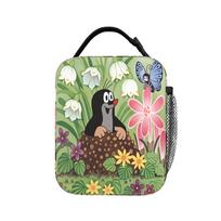 Czech Cartoon Krtek Mole Lunch Bag  Convenient Lunch Box Adult Travel Print Cooler Bag Fun Oxford Tote Food Bags One Size