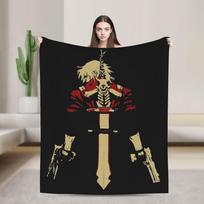 Dante Game DMC Devil May Cry Blankets Flannel Decoration Lightweight Throw Blankets for Sofa Bedroom Bedding Throws Size: 75*100cm, Weight: 230 GSM
