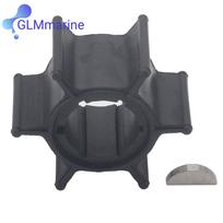 655-44352-00 Marine Motor Impeller W/ Key Fits for Yamaha 2-Stroke 6HP 8HP Boat Outboard Engine Replacement Models 655-44352-09 655-44352-00