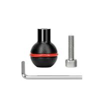 25mm Aluminum Fixed Camera Ball Head For Tripod Adapter Secure Locking Underwater Photography Camera Fill Light 1